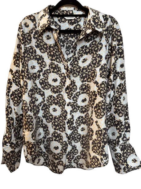marimekko TOIVEIKAS TAIVAANKUKAT 花柄 シャツ Toiveikas Unikot | Marimekko Pre-loved