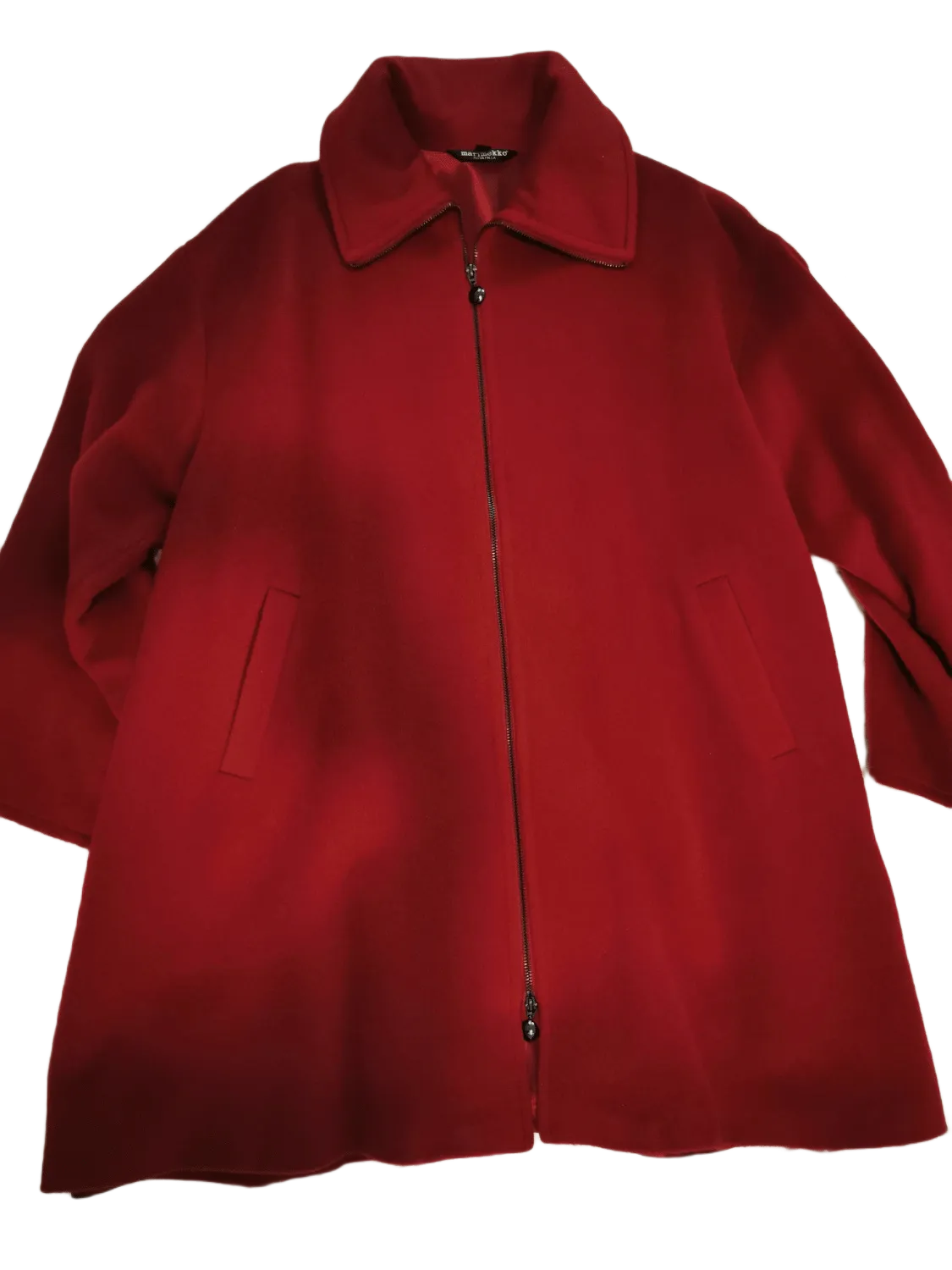 Vintage Ritva Falla red wooljacket / punainen takki | Marimekko 